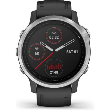 Garmin fenix 6S - Multisporthorloge - 42 mm - Zilver/zwart