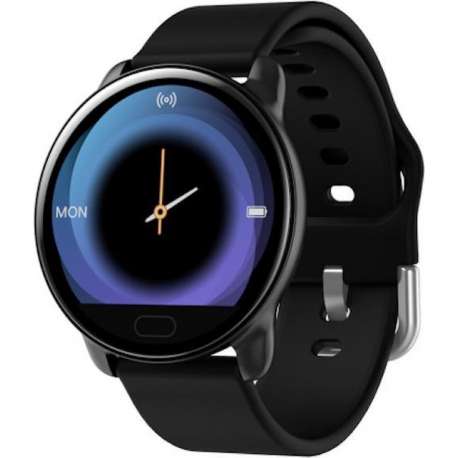 Smartwatch smart bracelet - Stappenteller - Bericht notificaties - Zwart