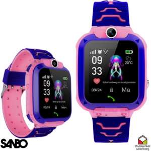 Sanbo Q17 - Kinder Smartwatch - Roze - GPS & WiFi - kinderen - smartwatches - gps tracker -