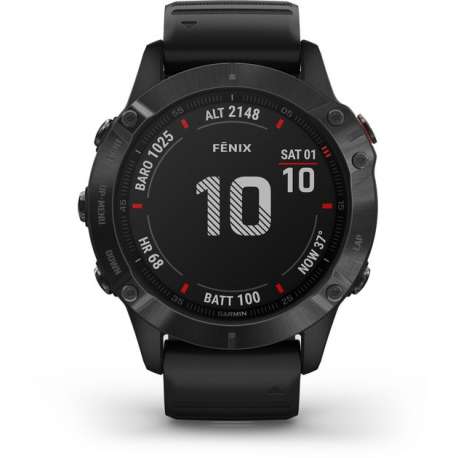 Garmin fenix 6X Pro - Multisporthorloge - 51 mm - Zwart