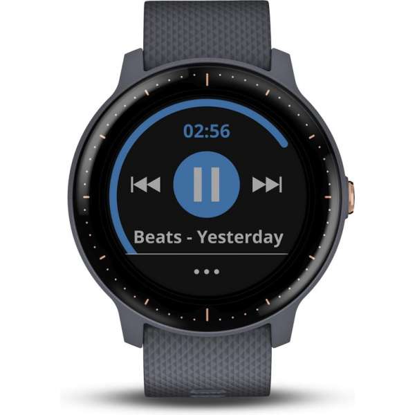 Garmin Vivoactive 3 Music - Smartwatch - 43 mm - Graniet Blauw Garmin Vivoactive 3 Music - Smartwatch - 43 mm - Graniet Blauw