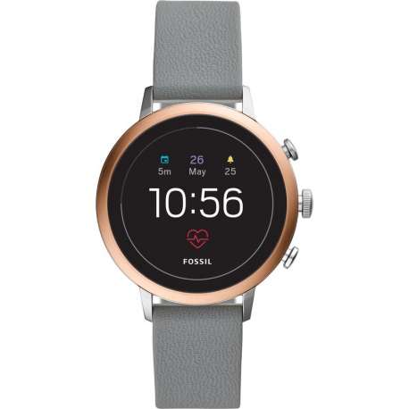 Fossil Q Venture Gen 4 FTW6016 - Smartwatch - Roségoud/Grijs