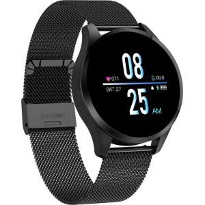 SAMMIT® Heren Smartwatch Zwart Met Stappenteller- Meldingen- Hartslag- Calorieën Meter- Iphone&Android