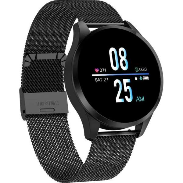SAMMIT® Heren Smartwatch Zwart Met Stappenteller- Meldingen- Hartslag- Calorieën Meter- Iphone&Android SAMMIT® Heren Smartwatch Zwart Met Stappenteller- Meldingen- Hartslag- Calorieën Meter- Iphone&Android