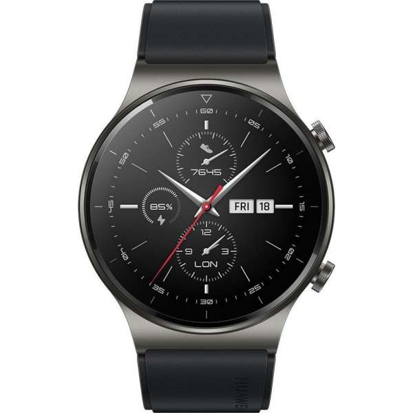Huawei Watch GT 2 Pro - Smartwatch - 46 mm - Zwart Huawei Watch GT 2 Pro - Smartwatch - 46 mm - Zwart