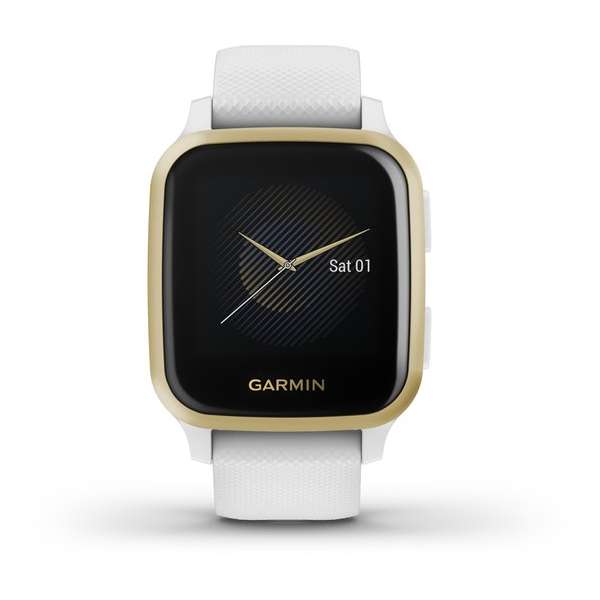 Garmin Venu Sq - Smartwatch - Wit/Lichtgoud