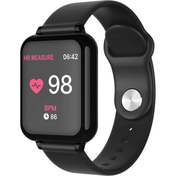 Bitween™ Streets - Smartwatch met hartslagmeter - One size - Zwart Bitween™ Streets - Smartwatch met hartslagmeter - One size - Zwart