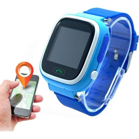 KUUS. GPS horloge kind, smartwatch voor kinderen met GPS tracker - Blauw