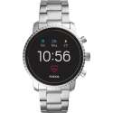 Fossil Q Explorist HR Smartwatch Roestvrijstaal GPS - Zilver