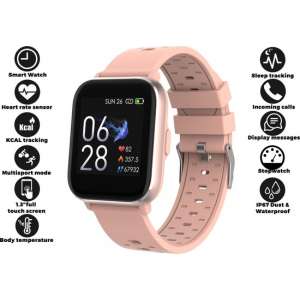 Denver SW-163 - Smartwatch - touchscreen sportwatch met hartslagmeter - Fitbit - Roze