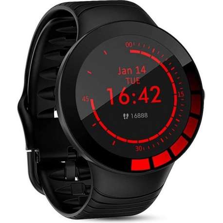 SmartWatch-Trends SE3 - SmartWatch - Hartslagmeter - Activiteitenmeter- Zwart