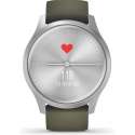 Garmin Vivomove Style - Smartwatch - 42 mm - Zilver/lichtgroen