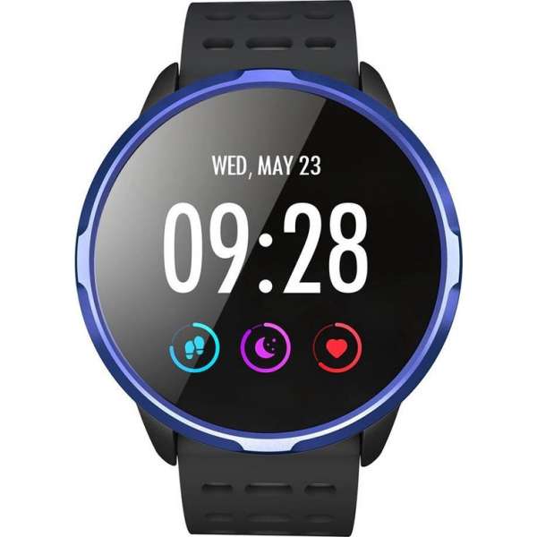 Elevation - Smartwatch met hartslagmeter - Blauw - One size Elevation - Smartwatch met hartslagmeter - Blauw - One size