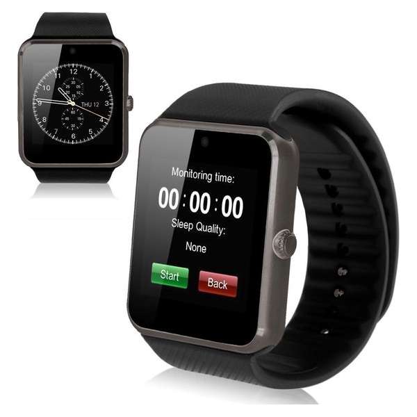 SmartWatch - Bluetooth - Android - Zwart