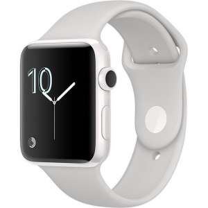Aple Watch 2 Edition - 38mm - Sportband - Zilver/Wit