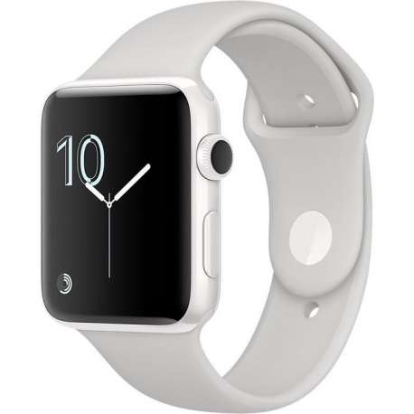 Aple Watch 2 Edition - 38mm - Sportband - Zilver/Wit