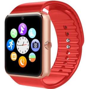 SmartWatch-Trends GT08 - Smartwatch - Rood/Roze