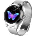 OPTIBLE® Nirou - Smartwatch - Dames en Heren - Zilver - Staal