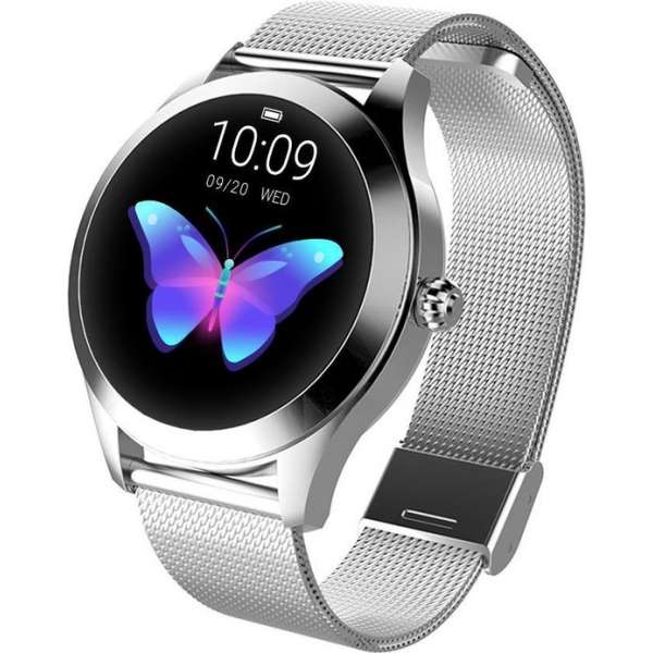 OPTIBLE® Nirou - Smartwatch - Dames en Heren - Zilver - Staal