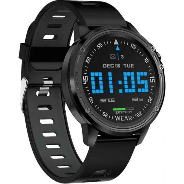Smarty SW004A Smart Watch - Sport horloge - Activitytracker - Zwart Smarty SW004A Smart Watch - Sport horloge - Activitytracker - Zwart