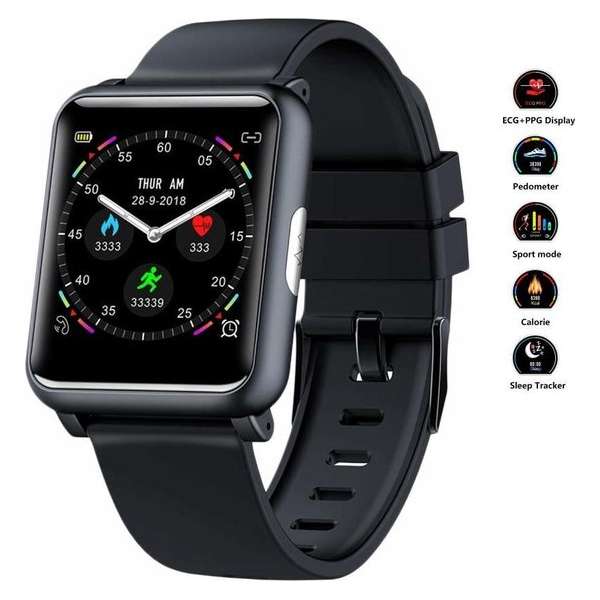 DrPhone GTX 3 - Smartwatch - Zwart