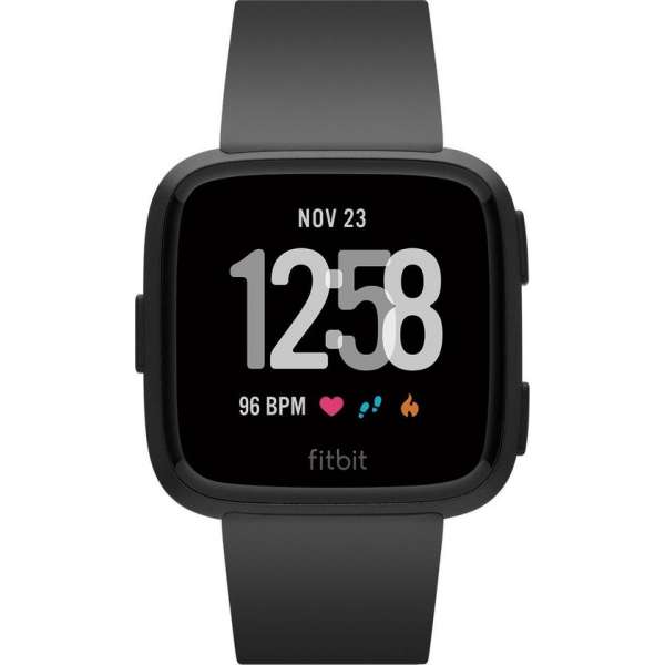 Fitbit Versa - Smartwatch - Zwart
