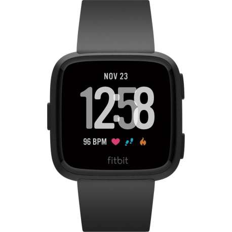 Fitbit Versa - Smartwatch - Zwart