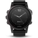Garmin fenix 5S Sapphire black - GPS multisporthorloge met polshartslag meting - 42 mm - zwart