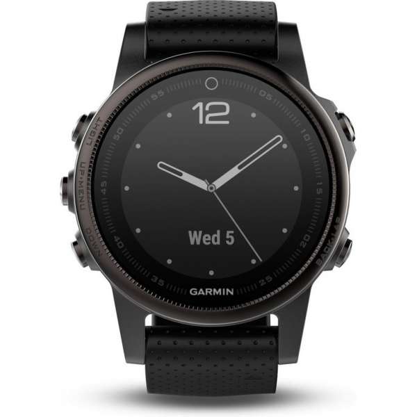 Garmin fenix 5S Sapphire black - GPS multisporthorloge met polshartslag meting - 42 mm - zwart Garmin fenix 5S Sapphire black - GPS multisporthorloge met polshartslag meting - 42 mm - zwart