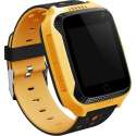 Mayma Kinder GPS Horloge - Geel - Smartwatch - Flashlight - Inclusief Track App - Inclusief simkaart