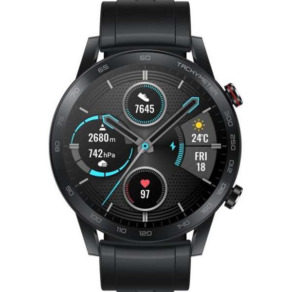 Honor Magic 2 - Smartwatch - 46mm - Zwart Honor Magic 2 - Smartwatch - 46mm - Zwart