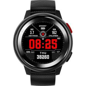 DrPhone PureSport3 - Smartwatch  - Stappenteller - Steel Black