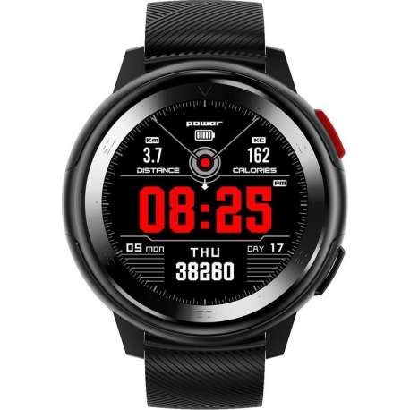 DrPhone PureSport3 - Smartwatch  - Stappenteller - Steel Black