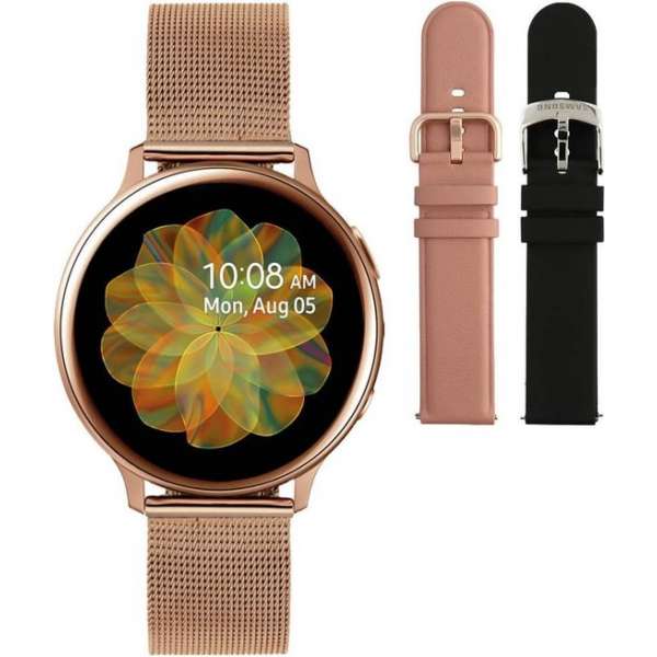 Samsung Galaxy Watch Active2 - Staal - Milanese Band - 40mm - Special Edition - Rosegoud Samsung Galaxy Watch Active2 - Staal - Milanese Band - 40mm - Special Edition - Rosegoud