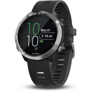 Garmin Forerunner 645 Music - rvs - 43 mm - Zwart