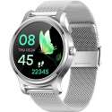 OPTIBLE® Papillon - Smartwatch - Heren - Dames - Zilver - Metaal