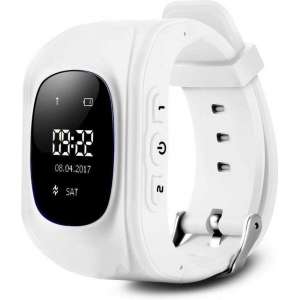 Kinder GPS Horloge - Wit - Smartwatch - Inclusief Track App