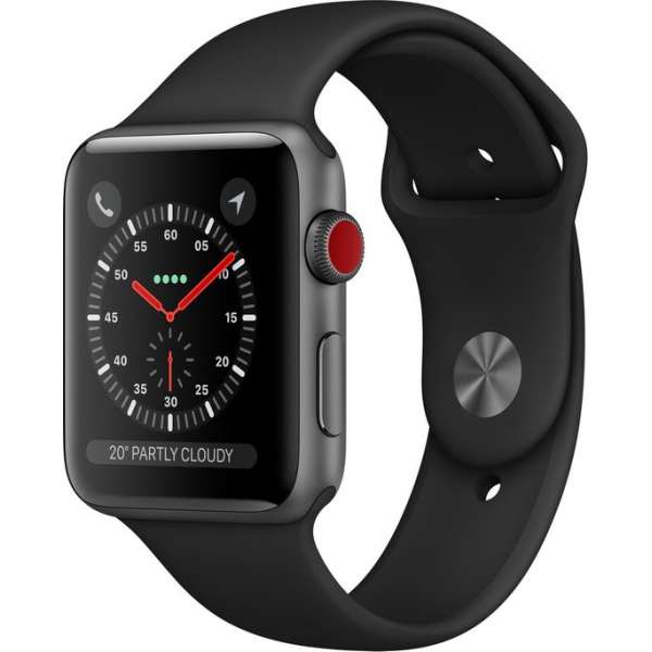 Apple Watch Series 3 GPS - Cellular - 38 mm - Spacegrijs
