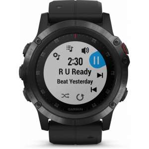 Garmin fenix 5X Plus - Smartwatch - 51mm - Sapphire zwart/zwart
