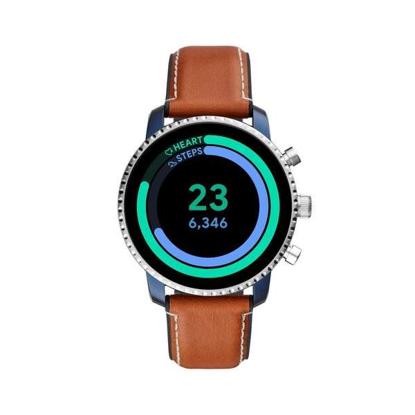 Fossil Q Explorist Gen 4 FTW4016 - Smartwatch - Bruin Fossil Q Explorist Gen 4 FTW4016 - Smartwatch - Bruin