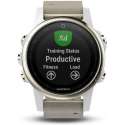 Garmin Fenix 5S Sapphire - Multisporthorloge - GPS - 42 mm - Champagne