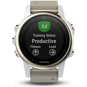 Garmin Fenix 5S Sapphire - Multisporthorloge - GPS - 42 mm - Champagne