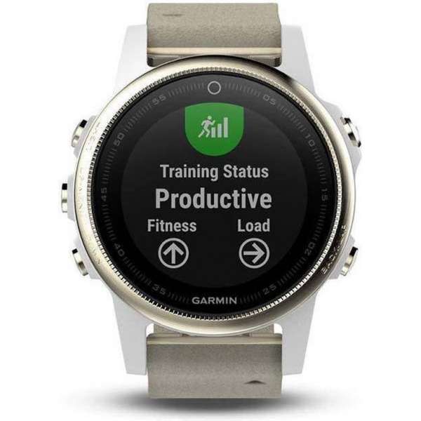 Garmin Fenix 5S Sapphire - Multisporthorloge - GPS - 42 mm - Champagne Garmin Fenix 5S Sapphire - Multisporthorloge - GPS - 42 mm - Champagne