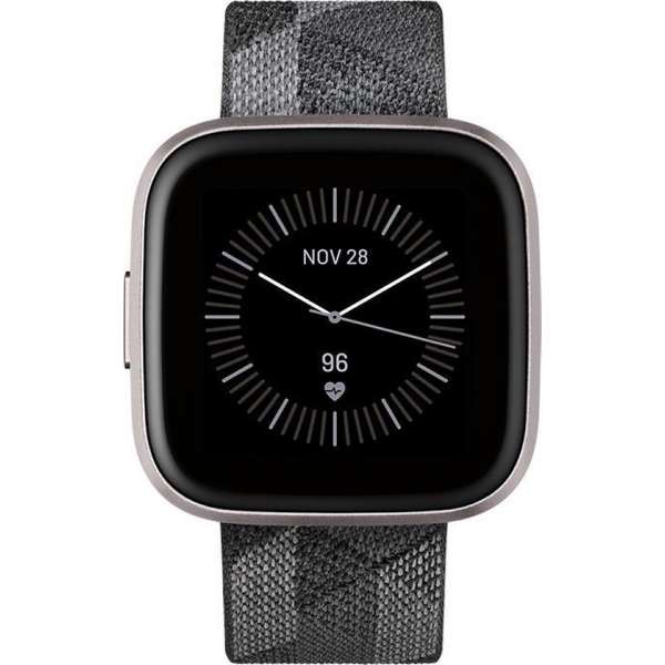Fitbit Versa 2 SE - smartwatch - gewoven grijs