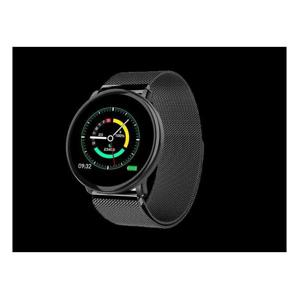 PowerLocus Smartwatch - Waterbestendig - 3 soorten polsbandjes - Roestvrijstaal, Siliconen en Leer PowerLocus Smartwatch - Waterbestendig - 3 soorten polsbandjes - Roestvrijstaal, Siliconen en Leer