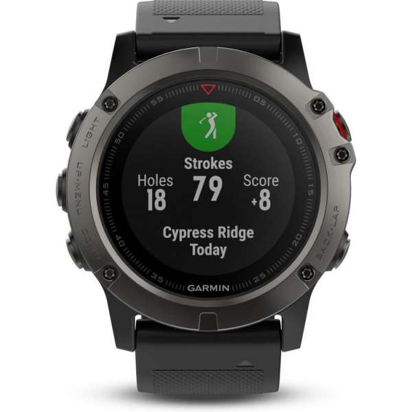 Garmin fenix 5X multisporthorloge - Sapphire slate grey