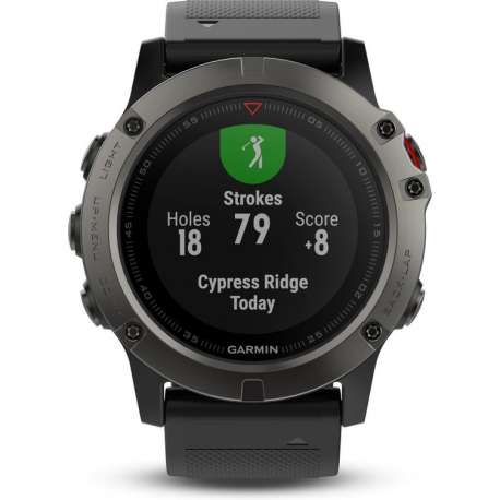 Garmin fenix 5X multisporthorloge - Sapphire slate grey