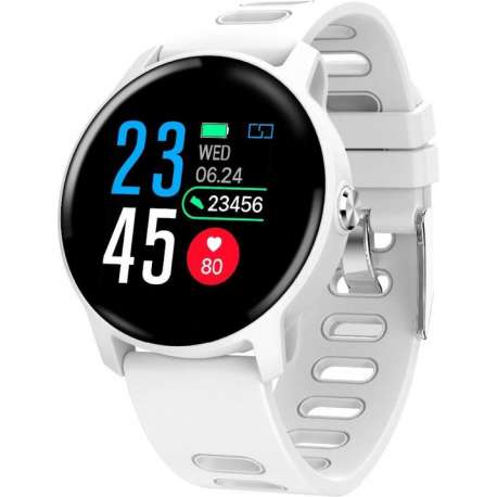 DrPhone - M7 Smartwatch - Waterdicht - Zwemmen - Hardlopen - Berichten ontvangen - Luxe Watch  - Wit