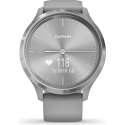 Garmin Vivomove VIVOMOVE3 - hybride smartwatch - 44 mm - Zilver/grijs
