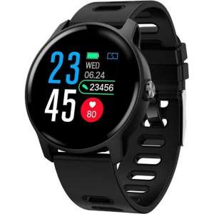 DrPhone - M7 Smartwatch - Waterdicht - Zwemmen - Hardlopen - Berichten ontvangen - Luxe Watch  - Zwart